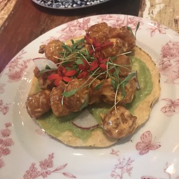 Tacology - Shrimp tostada - Mexican Near Me - Miami, Florida Tacology - Shrimp tostada - Mexican Near Me - Miami, Florida