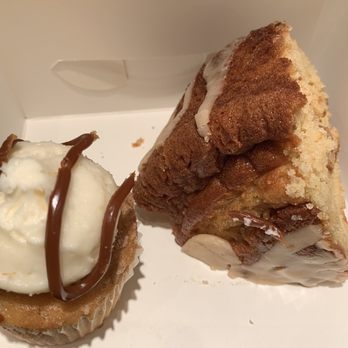 Buttercup Bake Shop - Apple pie cupcake, Maple cinnamon Bundt cake slice - Bakeries Near Me - New York, New York