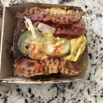 McDonald's - My sad, overcooked and dry bacon burger - Burgers Near Me - San Marcos, California McDonald's - My sad, overcooked and dry bacon burger - Burgers Near Me - San Marcos, California
