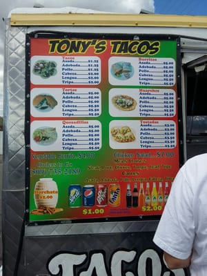 Menu photo 3 Tony's Tacos Kennewick, WA Menu photo 3 Tony's Tacos Kennewick, WA