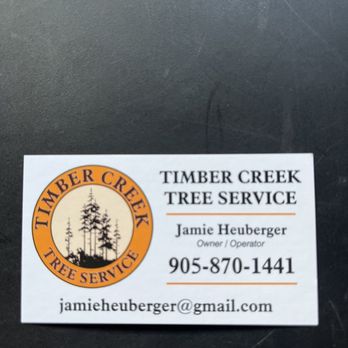 Timber Creek Tree Service - My business card - Tree Services Near Me