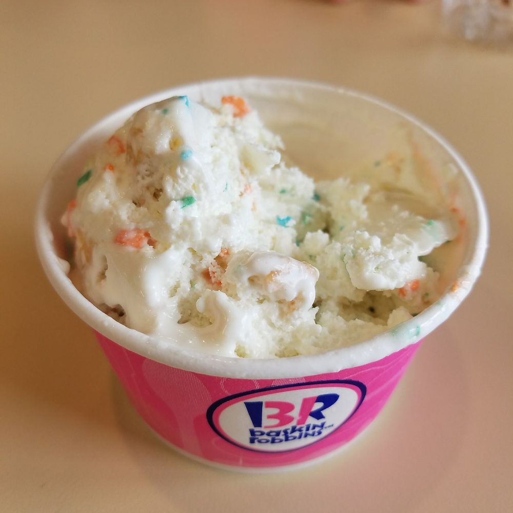 Birthday cake ice cream