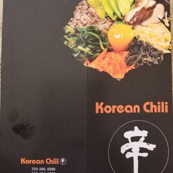 Korean Chili - Front of the Menu - Korean Near Me - Tulare, California Korean Chili - Front of the Menu - Korean Near Me - Tulare, California