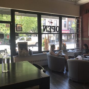 IC Brooklyn Cafe - The front sitting area by the door - Bagels Near Me - Brooklyn, New York IC Brooklyn Cafe - The front sitting area by the door - Bagels Near Me - Brooklyn, New York