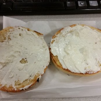 Bagel Gourmet - Works bagel with cream cheese. - Bagels Near Me - Phoenix, Arizona