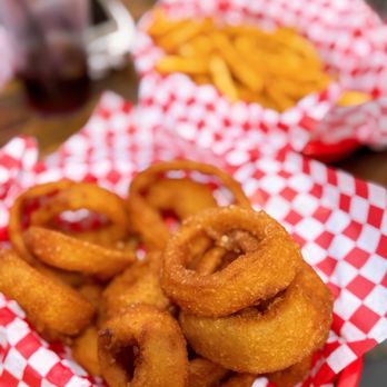 Copenhagen Sausage Garden - Onion Rings and Fries - Hot Dogs Near Me - Solvang, California Copenhagen Sausage Garden - Onion Rings and Fries - Hot Dogs Near Me - Solvang, California
