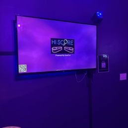 Karaoke screen in private room Karaoke screen in private room