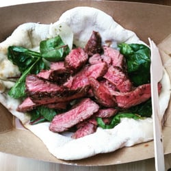 The Boiler Shop Steamer - Steak sandwich from Claw Hide