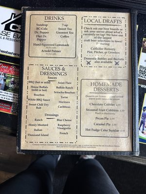 Menu photo 2 Collins River BBQ & Cafe McMinnville, TN Menu photo 2 Collins River BBQ & Cafe McMinnville, TN