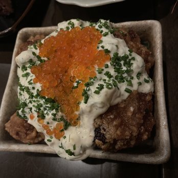 Miyo's Restaurant - Chicken with sauce and roe - Izakaya Near Me - Hilo, Hawaii Miyo's Restaurant - Chicken with sauce and roe - Izakaya Near Me - Hilo, Hawaii