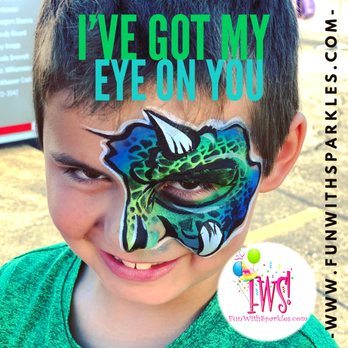 Fun With Sparkles! - Face Painting (Fierce) - Clowns Near Me