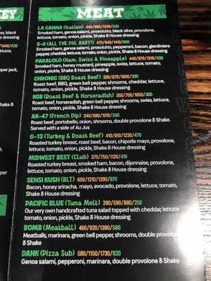 Menu photo 3 Cheba Hut "Toasted" Subs Denton, TX