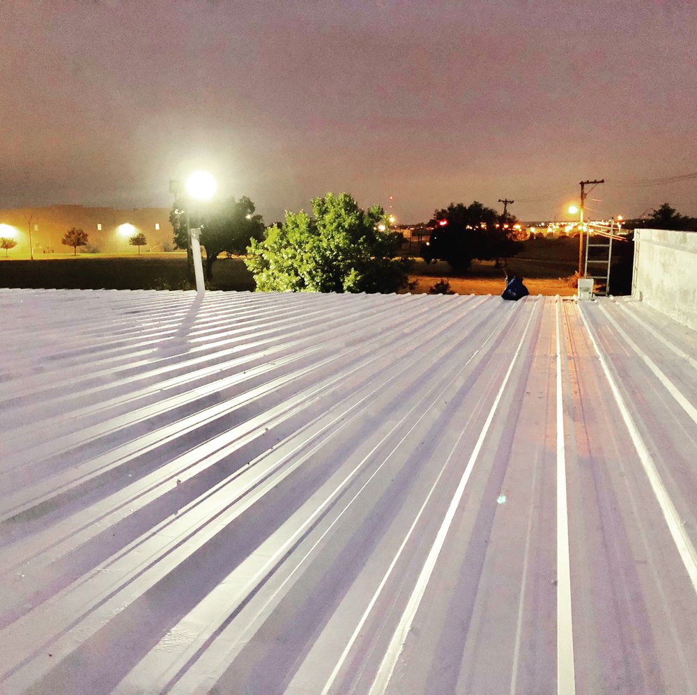 Slide of Rooftop Restoration