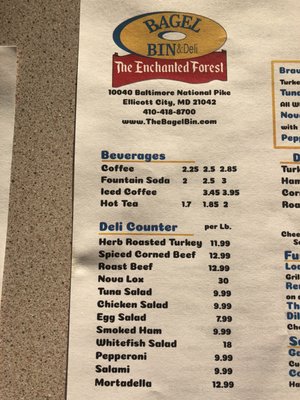 Menu photo 5 Bagel Bin Ellicott City, MD