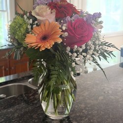 Sutton Pond Flowers & Gifts - What arrived.  Much less flowers than expected.