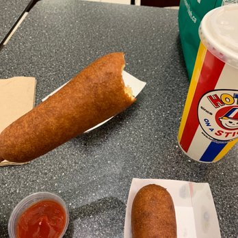 Hot Dog on a Stick - Beef Hot Dog on a Stick - Hot Dogs Near Me - Glendale, California Hot Dog on a Stick - Beef Hot Dog on a Stick - Hot Dogs Near Me - Glendale, California