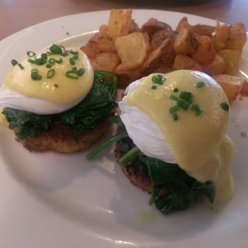 Megg's Cafe - crab cake eggs eggs benedict - Bakeries Near Me - Temple, Texas