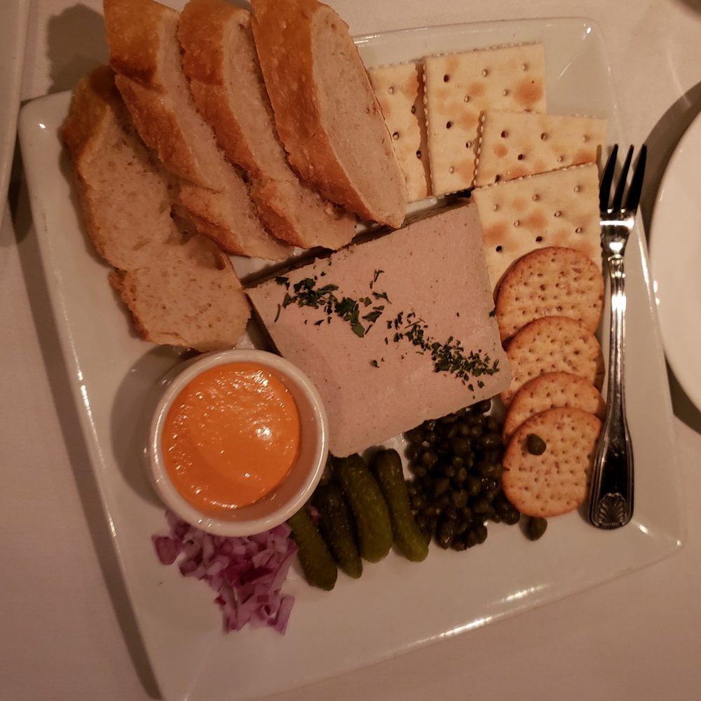 Bistro 17 - a plate of bread, crackers, olives, and pickles - French Near Me - Hilton Head Island, South Carolina Bistro 17 - a plate of bread, crackers, olives, and pickles - French Near Me - Hilton Head Island, South Carolina