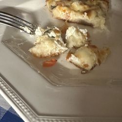 Thick pizza requires cutlery, don't you think?