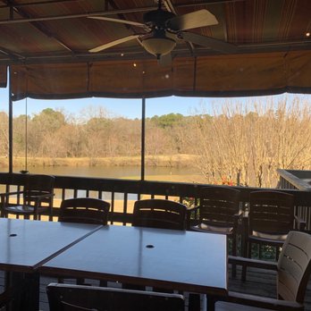 Cross Creek Cafe - Dining room view of the patio and pond/golf course. - American Near Me - Atlanta, Georgia