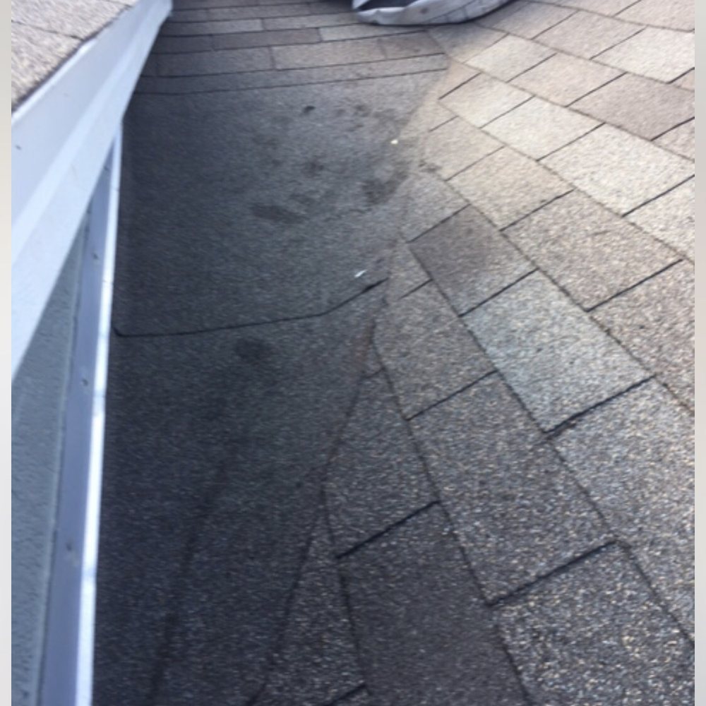 RoofClaim.com - Source of the leak, this is the valley which has no moisture barrier. - Roofing Near Me - Orlando, Florida