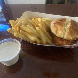 DC’s Sports Bar - Crispy Chicken Sandwich & Fries