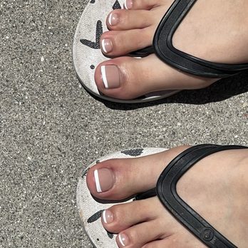 Romantique Nails &Spa - Gel pedicure, price very affordable. Owner was really friendly and informative. Owner helped my daughter color match the nail base color. - Nail Salons Near Me - Diamond Bar , California
