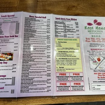East Hana Metuchen - Menu - Sushi Bars Near Me - Metuchen, New Jersey East Hana Metuchen - Menu - Sushi Bars Near Me - Metuchen, New Jersey
