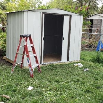 Home Services 360 - Metal shed, installed by Andy and his team - Handyman Near Me