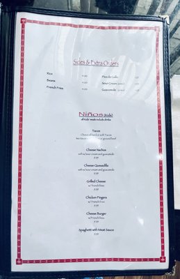 Menu photo 1 Cilantro Mexican Restaurant Fishkill, NY Menu photo 1 Cilantro Mexican Restaurant Fishkill, NY