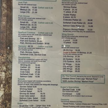 Sugar's Crab Shack - Menú - Seafood Near Me - Richmond, Virginia