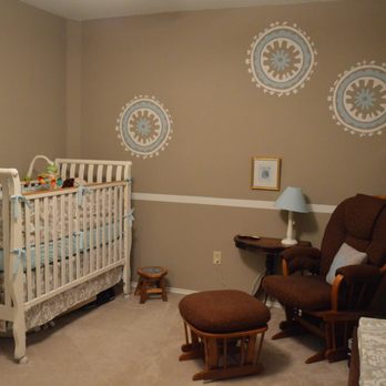 Wee Walls - Baby boy Coopers nursery. - Painters Near Me Wee Walls - Baby boy Coopers nursery. - Painters Near Me