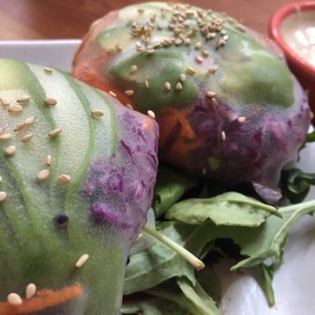 Shine Cafe - Spring rolls - Vegan Near Me - Morro Bay, California Shine Cafe - Spring rolls - Vegan Near Me - Morro Bay, California