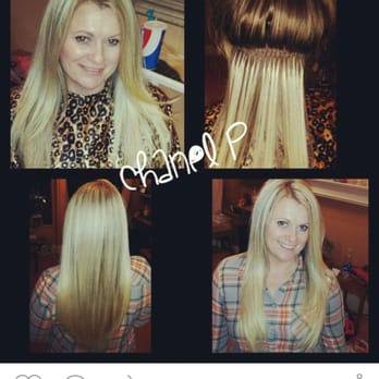 Stacy Monroe's Salon - First pic... Fusions by Chanel - 20" Second pic... Micro link extensions 24" - Hair Salons Near Me - Castro Valley, California Stacy Monroe's Salon - First pic... Fusions by Chanel - 20" Second pic... Micro link extensions 24" - Hair Salons Near Me - Castro Valley, California