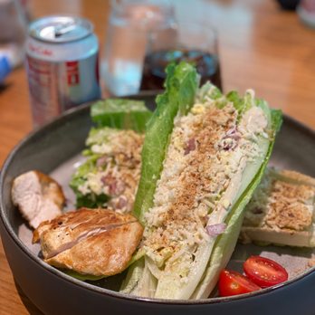 Longleaf - Chicken Caesar salad - New American Near Me - Atlanta, Georgia Longleaf - Chicken Caesar salad - New American Near Me - Atlanta, Georgia