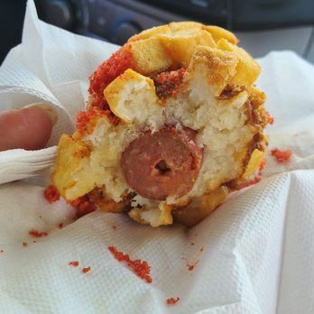 Two Hands Corn Dogs - @makeMePrettie car food adventure! - Korean Near Me - Torrance, California