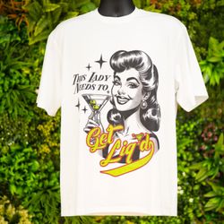 Get Liq'd - Soft, smooth, and just a little cheeky -- this tee feels like a gentle hug and a playful wink all in one. 
Small-2XL