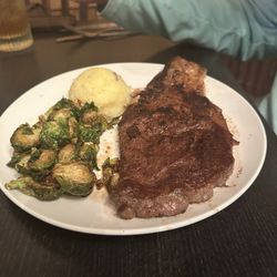 16oz steak with little to no flavor and $50. Never again.
