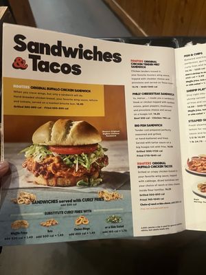 Menu photo 2 Hooters Charlotte, NC