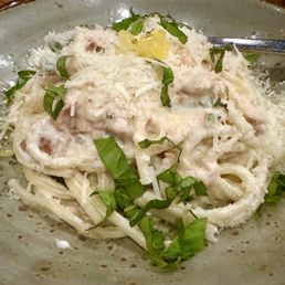 Smoked salmon Alfredo