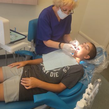 Orly Taitz, DDS - My son getting a teeth cleaning - General Dentistry Near Me - Rancho Santa Margari, California