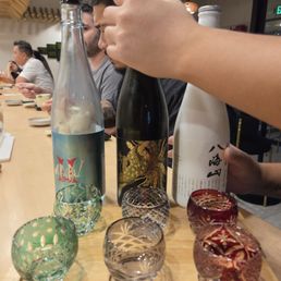 Premium sake tasting