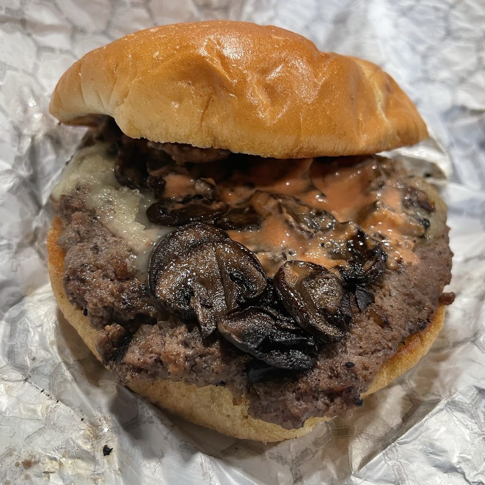 Amy's Burgers - Loaded mushroom burger - Burgers Near Me - Las Vegas, Nevada Amy's Burgers - Loaded mushroom burger - Burgers Near Me - Las Vegas, Nevada