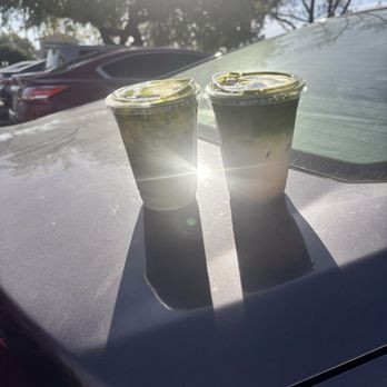 Rose Tea Lounge - Stockton - Earl grey match and banana match latte - Coffee & Tea Near Me - Stockton, California Rose Tea Lounge - Stockton - Earl grey match and banana match latte - Coffee & Tea Near Me - Stockton, California