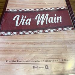 Via Main Restaurant - Look them up. Great menu,Great food,great prices!!