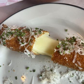 Bernie's - Cheese pull - New American Near Me - Brooklyn, New York