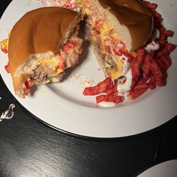 The LKSD - Burger with lots of cheese and Cheetos - Burgers Near Me - Downey, California The LKSD - Burger with lots of cheese and Cheetos - Burgers Near Me - Downey, California