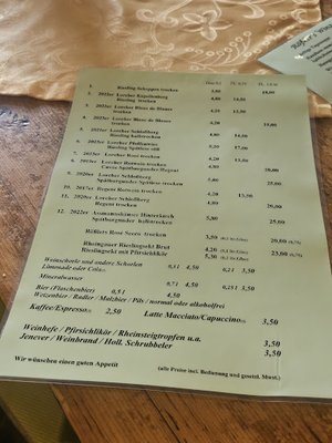 Menu photo 3 Winzerwirtschaft Rößler Lorch, HE