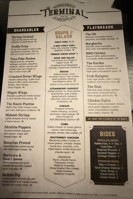 Menu photo 6 The Terminal Public House Terre Haute, IN