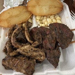 Tita’s Grill - Anticuchos Combo 2 with corazon, rachi and choncholi